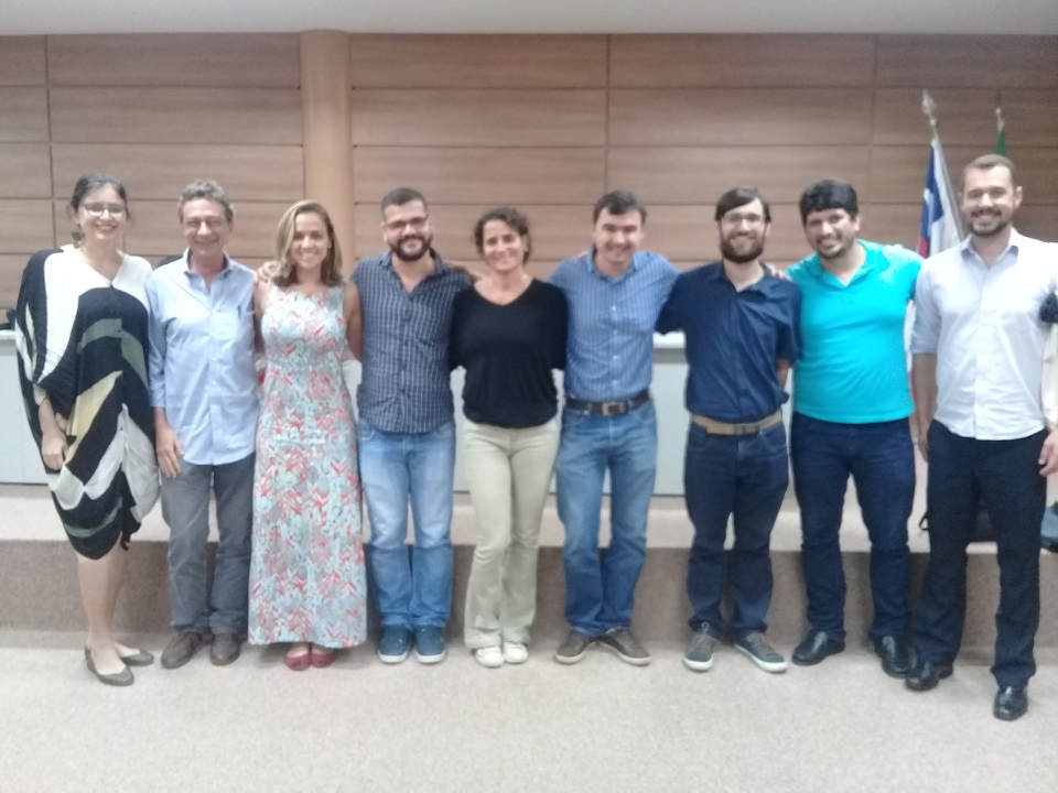 Organizadores e convidados do seminário Mudanças Climáticas, Desastres relacionados à Água e Saúde (Bahia)