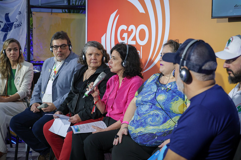 Ministra Nísia Trindade durante G20 Social