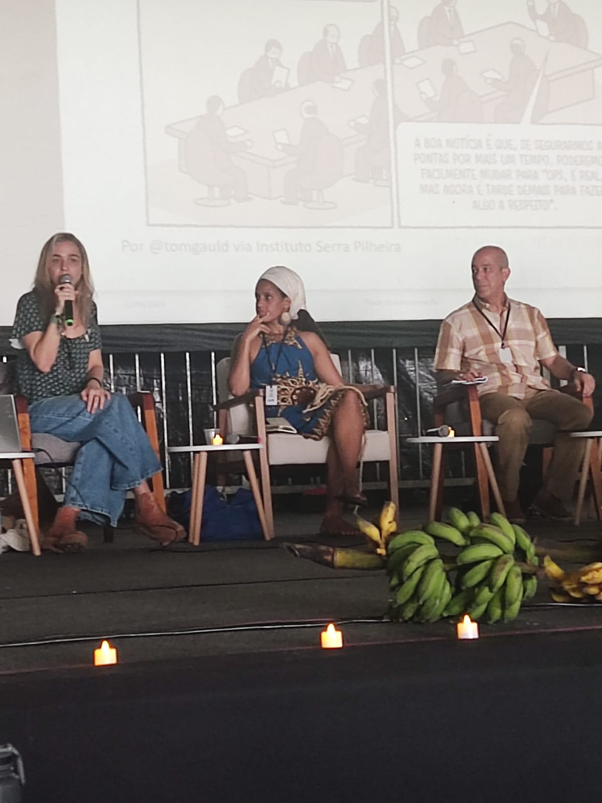 Renata Gracie participa de mesa Emergências sanitárias, socioambientais e tecnológicas: mudanças climáticas e o futuro das comunidades tradicionais e comunidades periféricas urbanas