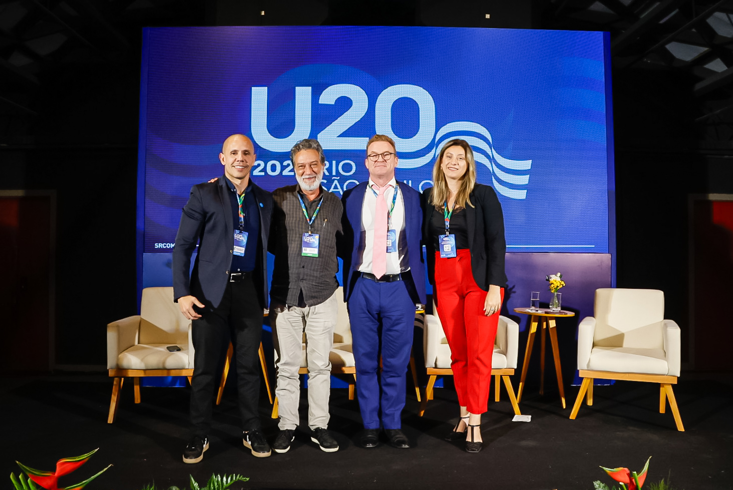 Participantes do painel “Clima e Saúde – Inteligência epidemiológica para resiliência das cidades e proteção à saúde nas emergências de saúde pública"