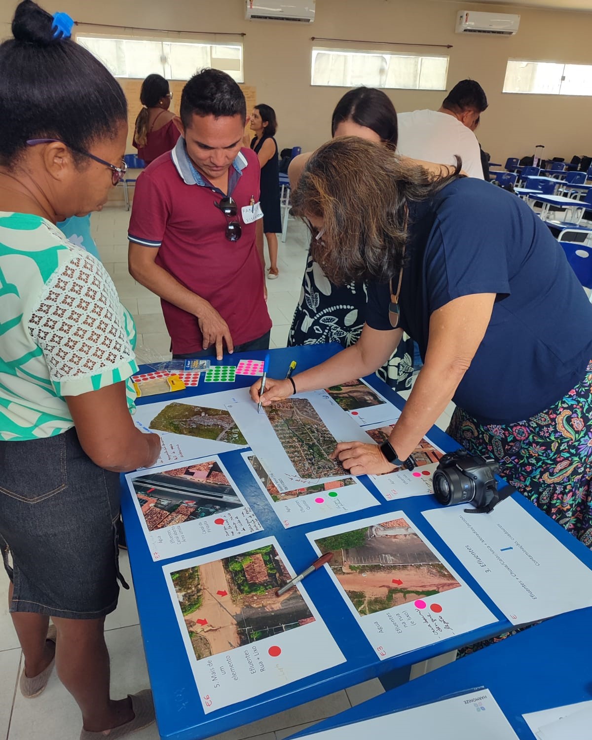 Oficina de Cartografia com participação da comunidade 