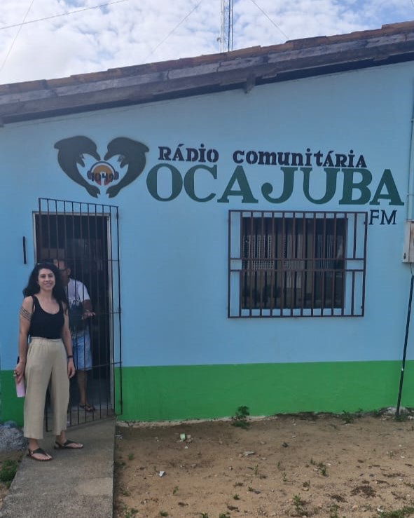 Rádio comunitária de Mocajuba, importante meio de divulgação das ações para a comunidade 