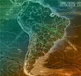 Mapa da América do Sul 